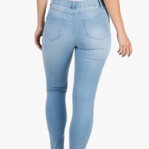 Light Wash Distressed D. Jeans